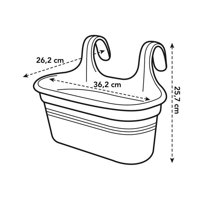 green basics facile à accrocher large terre cuite doux